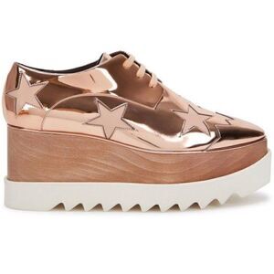 Stella McCartney
Women's Pink Rose Gold Metallic Elyse Stars Sneakers Size 36/6